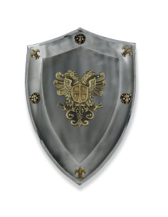 Bouclier Prince Noir Rustique