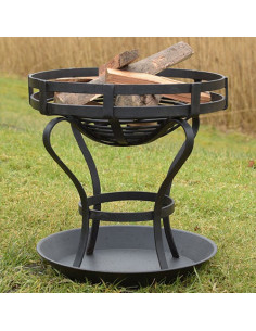 panier pour faire du feu