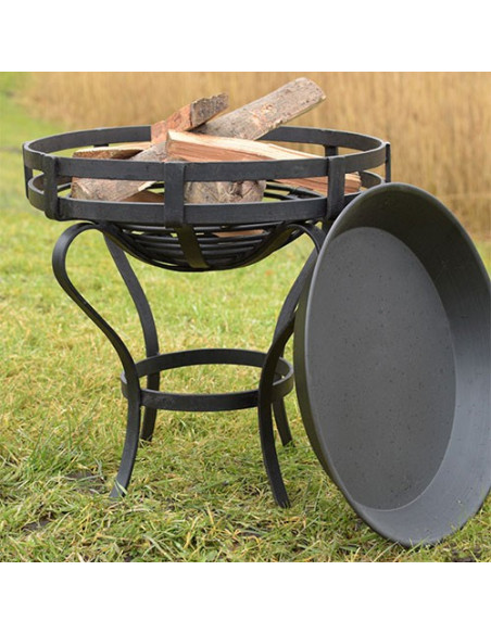 panier pour faire du feu