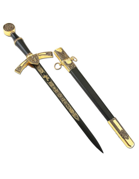 Dague médiévale avec fourreau