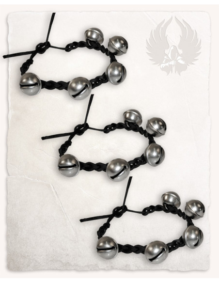 Lot de 3 bracelets bouffon grelot