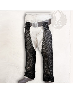 Jambes de cotte de mailles médiévales