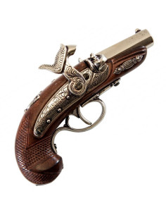 Pistolet à percussion argent Philadelphia Deringer
