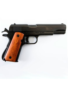 Pistolet automatique M1911A1, poignées en bois foncé, USA 1911 2