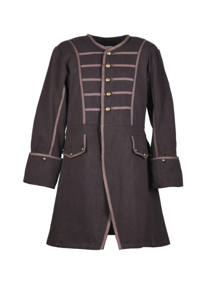 Veste marron de pirate de Barbe Noire