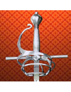 Épée rapière italienne fonctionnelle, XVIIe siècle