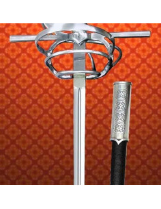 Épée rapière italienne fonctionnelle, XVIIe siècle 2