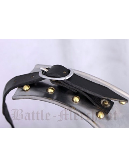 Cuirasse médiévale en acier, réglable