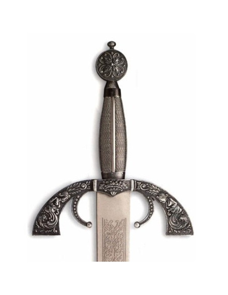 Épée rustique du grand capitaine, poing côtelé