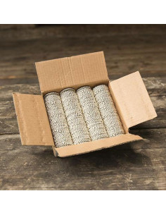 Ensemble de 200 pièces de monnaie de lion médiévales en métal argenté