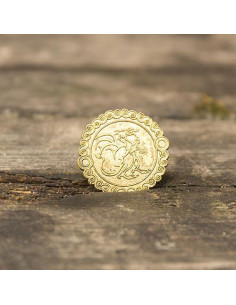 Ensemble de 200 pièces médiévales de lion d'or 2