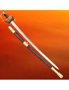 Sabre officiel américain, année 1850