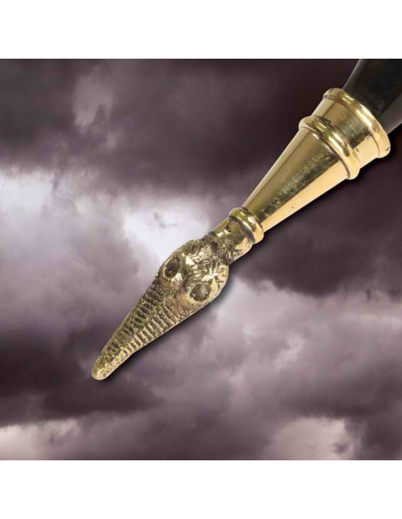 Corne viking sans trou, 36 cm.