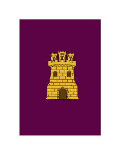 Bannière extérieure du château médiéval (100x70 cms.)