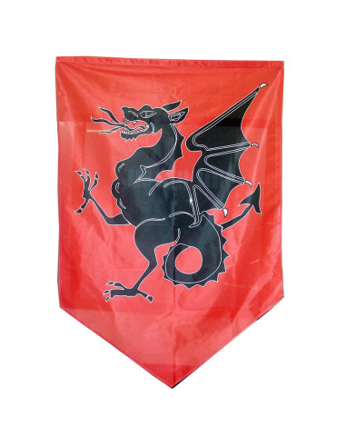 Standard du dragon médiéval (150x100 cm)