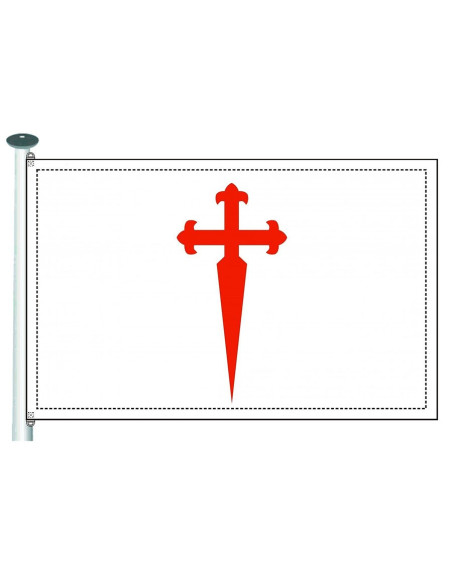 Drapeau de l'Ordre de Santiago