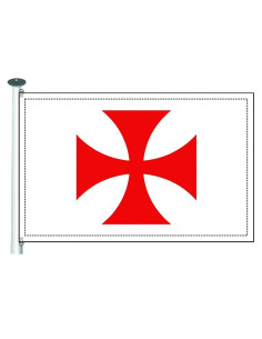 Drapeau Croix des Templiers Paté
