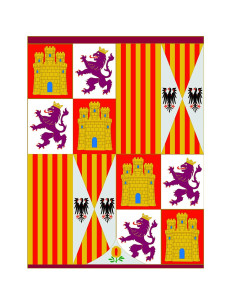 Bannière des armoiries des rois catholiques