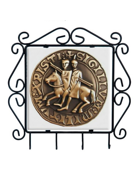 Porte-clés forgé des Templiers