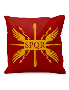 Coussin romain antique République, SPQR