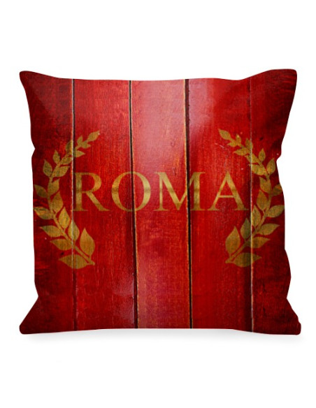 Coussin Rome avec couronne de laurier