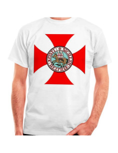 T-shirt Croix des Templiers avec des Templiers