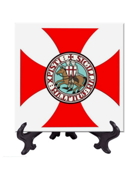 Tuile Croix Pate et Templiers