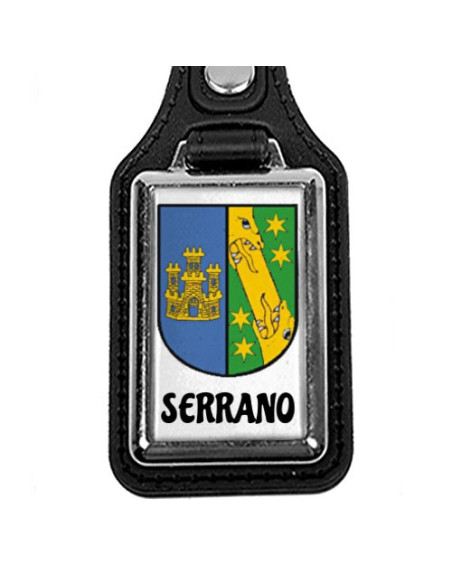 Porte-clés métallique personnalisé avec 1 nom de famille