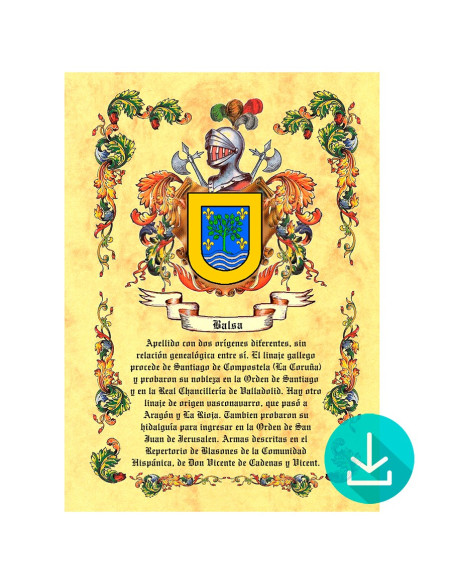 Défilement virtuel des armoiries 1 nom de famille