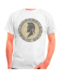 T-shirt Spartan blanc, manches courtes