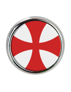 Broche métal Croix Templiers
