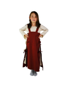 Vestido-sobrevesta para niñas