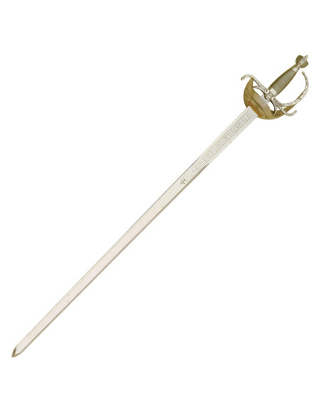Épée d'or Carlos III avec gravures
