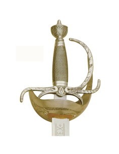 Épée d'or Carlos III avec gravures