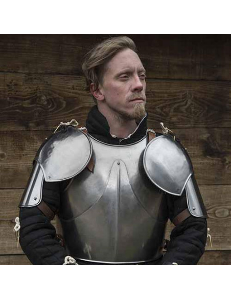 Paire d'épaulettes de soldat médiéval