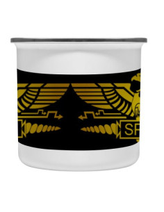 Coupe en laiton émaillé vintage Légion Romaine SPQR 2