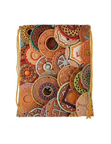 Sac à cordon Celtic Runes (34x42 cms.)