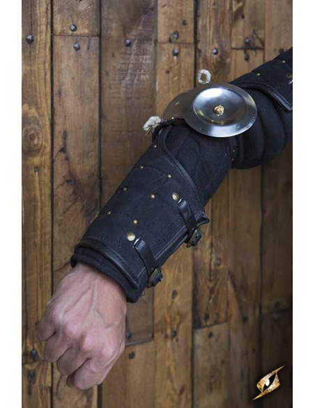 Paladin protège-bras complet, noir