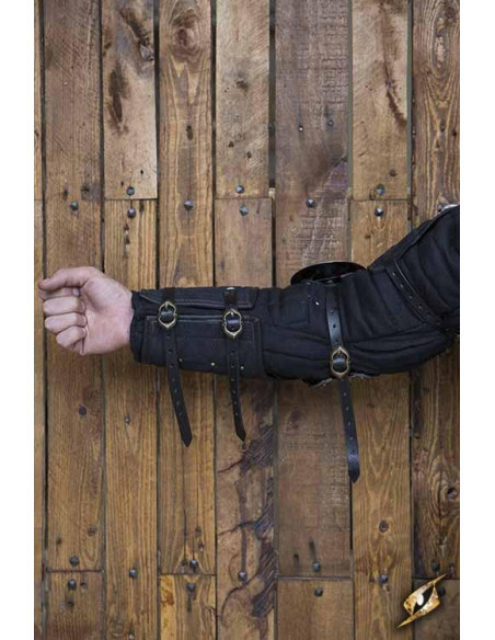 Paladin protège-bras complet, noir