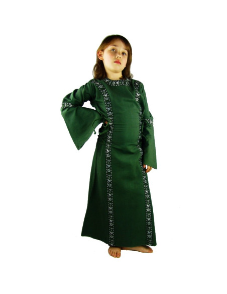 robe médiévale pour les filles