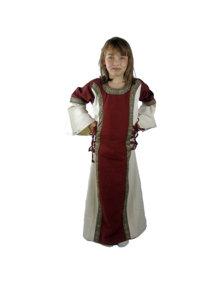 Robe bicolore pour fille