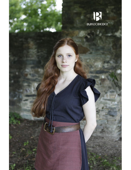 Robe Médiévale Femme Agga Noir