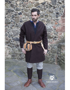 Tunique Médiévale Loki marron manche longue