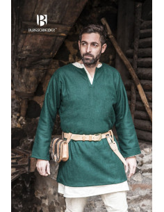 Tunique médiévale Lodin, vert