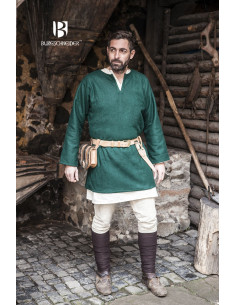 Tunique médiévale Lodin, vert 2