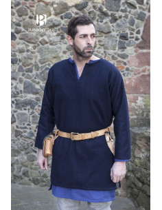 Tunique médiévale Lodin, bleu