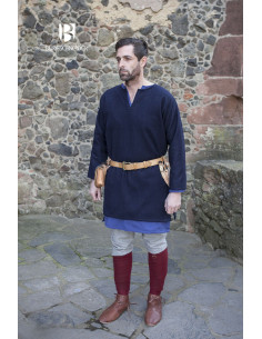 Tunique médiévale Lodin, bleu 2