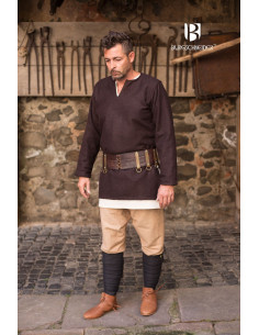 Tunique médiévale Lodin, marron