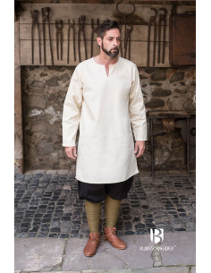 Tunique médiévale Leif, écru