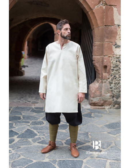 Tunique médiévale Leif, écru